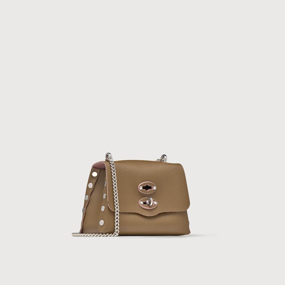 Zanellato BORSA POSTINA® SUPER BABY IN PELLE RIGENERATA GREEN PANTELLERIA | Zanellato Vendita Calda