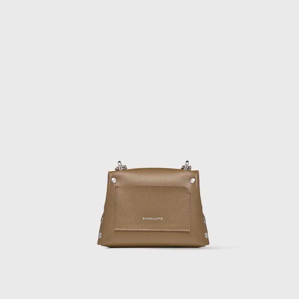 Zanellato BORSA POSTINA® SUPER BABY IN PELLE RIGENERATA GREEN PANTELLERIA | Zanellato Vendita Calda