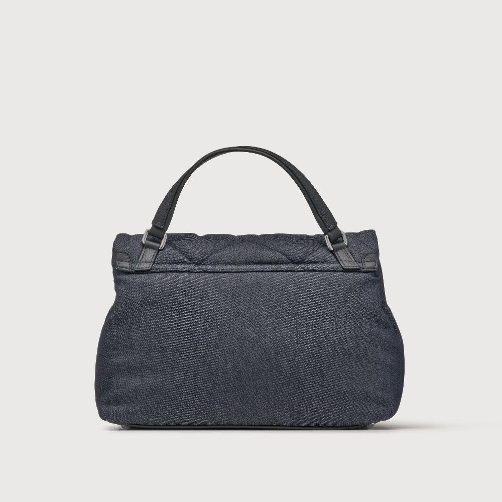 Zanellato BORSA POSTINA® SMALL IN TESSUTO DENIM PADDED BLUE NIMES | Zanellato Vendite Flash