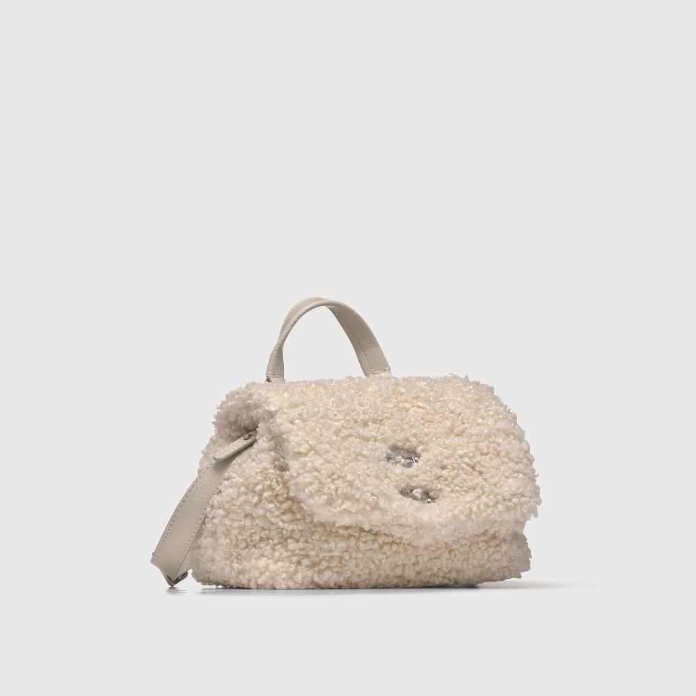 Zanellato BORSA POSTINA® BABY IN TESSUTO TEDDY WHITE MERINOS | Zanellato Offerta migliore