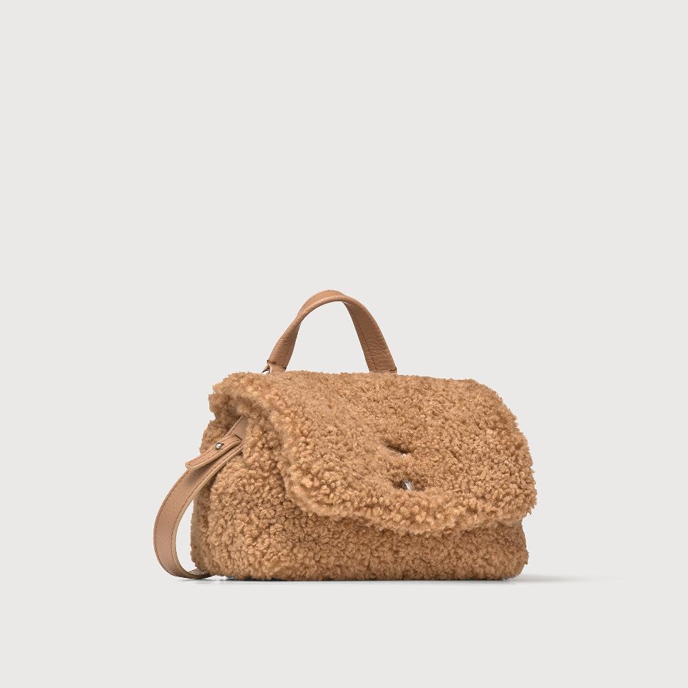 Zanellato BORSA POSTINA® BABY IN TESSUTO TEDDY BROWN TEDDY | Zanellato Italia