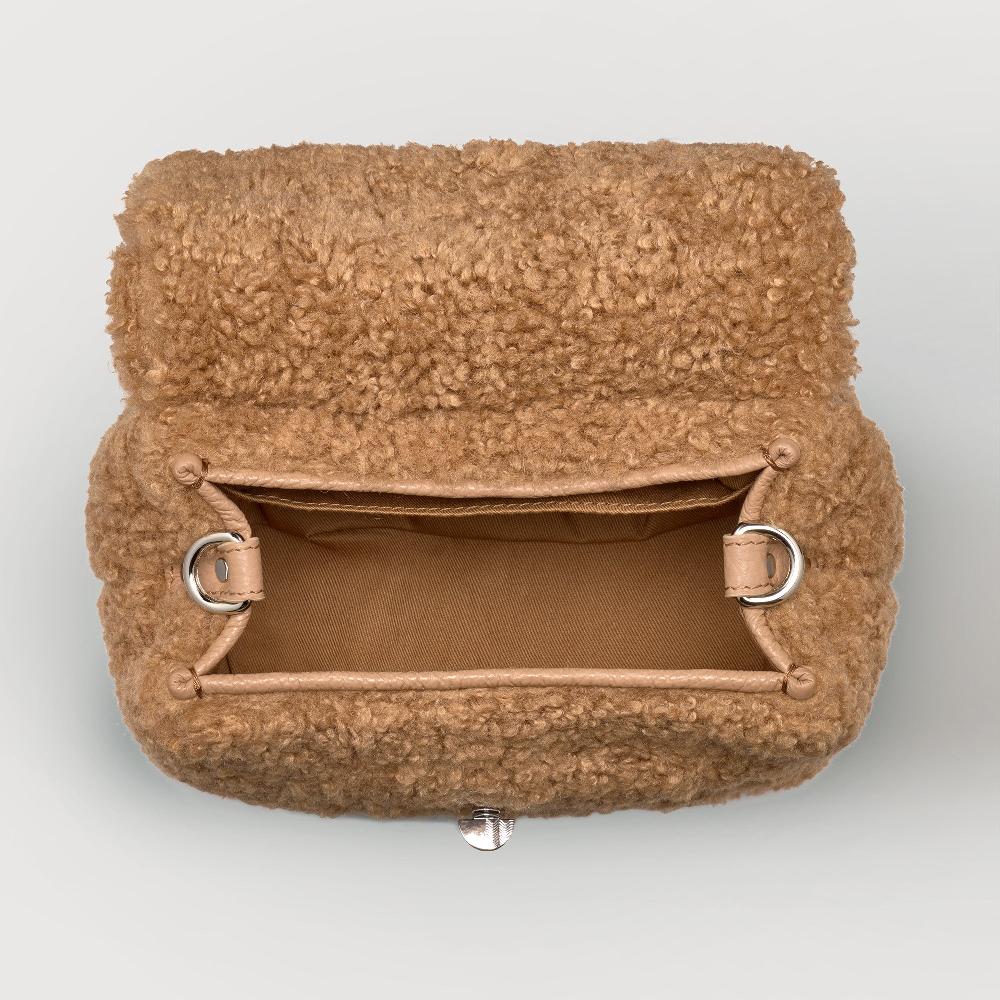 Zanellato BORSA POSTINA® BABY IN TESSUTO TEDDY BROWN TEDDY | Zanellato Italia