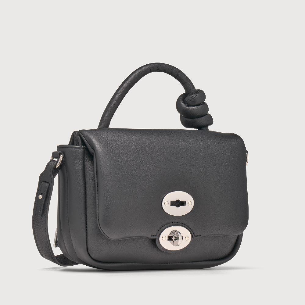 Zanellato BORSA ELLA SOFT MEDIUM IN PELLE LISCIA BLACK NERO | Zanellato In Linea