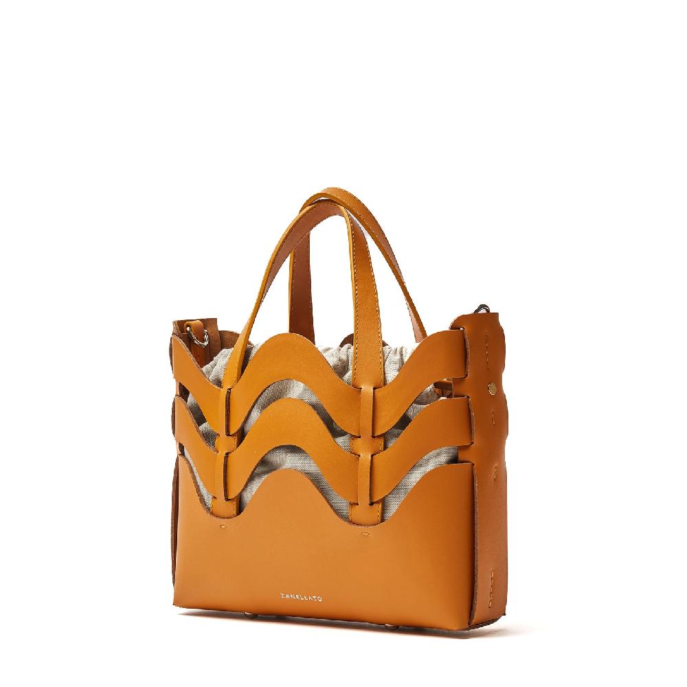 Zanellato BORSA DUNE SMALL IN PELLE RIGENERATA ORANGE ARANCETO | Zanellato Negozi Online