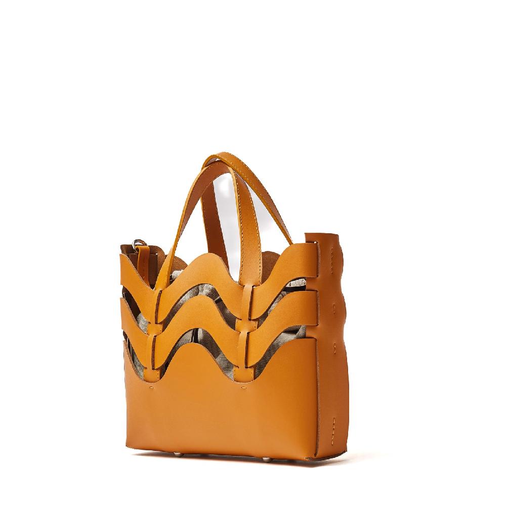 Zanellato BORSA DUNE SMALL IN PELLE RIGENERATA ORANGE ARANCETO | Zanellato Negozi Online