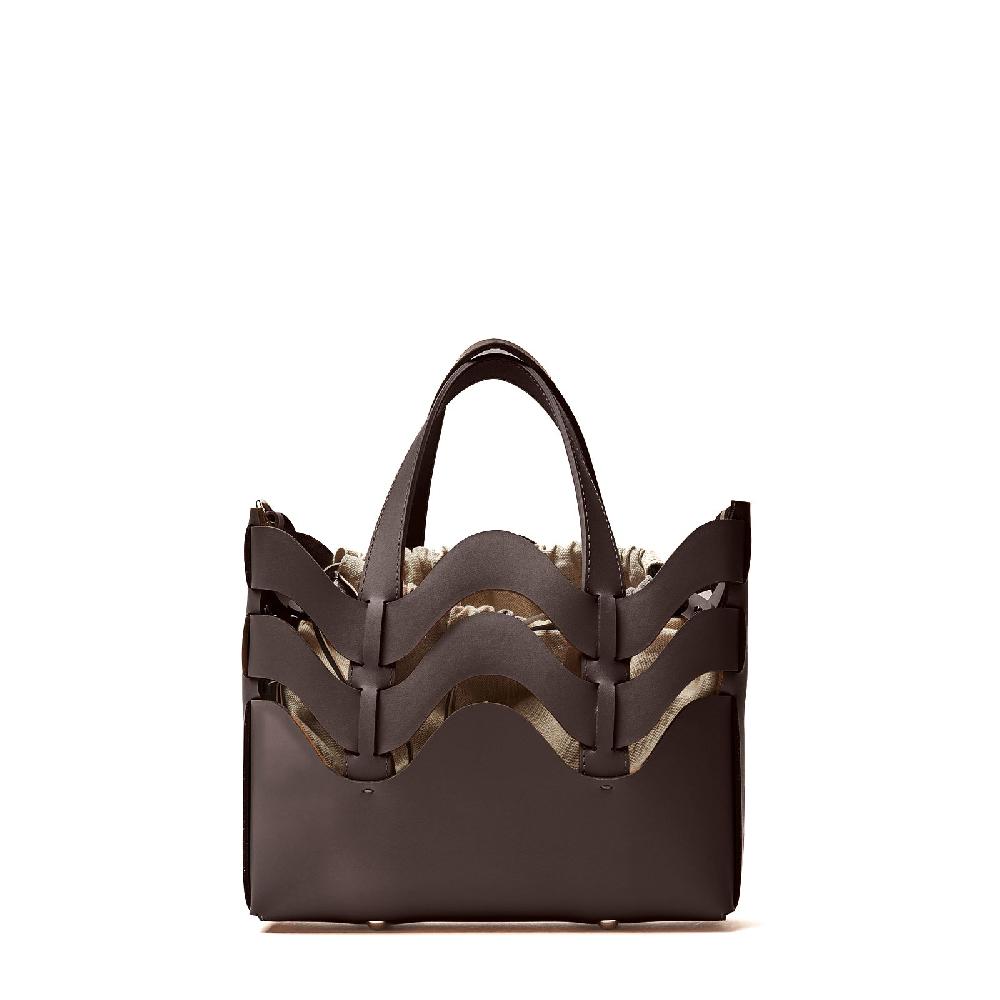 Zanellato BORSA DUNE SMALL IN PELLE RIGENERATA BROWN WENGHE | Zanellato Acquista Ora