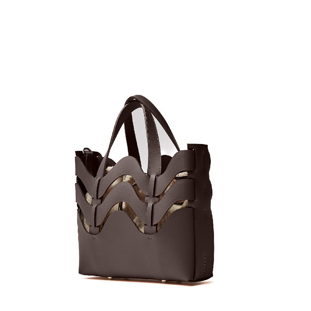Zanellato BORSA DUNE SMALL IN PELLE RIGENERATA BROWN WENGHE | Zanellato Acquista Ora