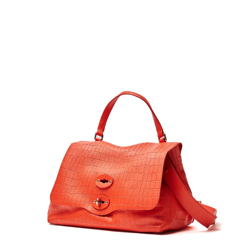 Zanellato BORSA POSTINA® SMALL IN PELLE STAMPATA RED MEDUSA | Zanellato Fino Al -60%