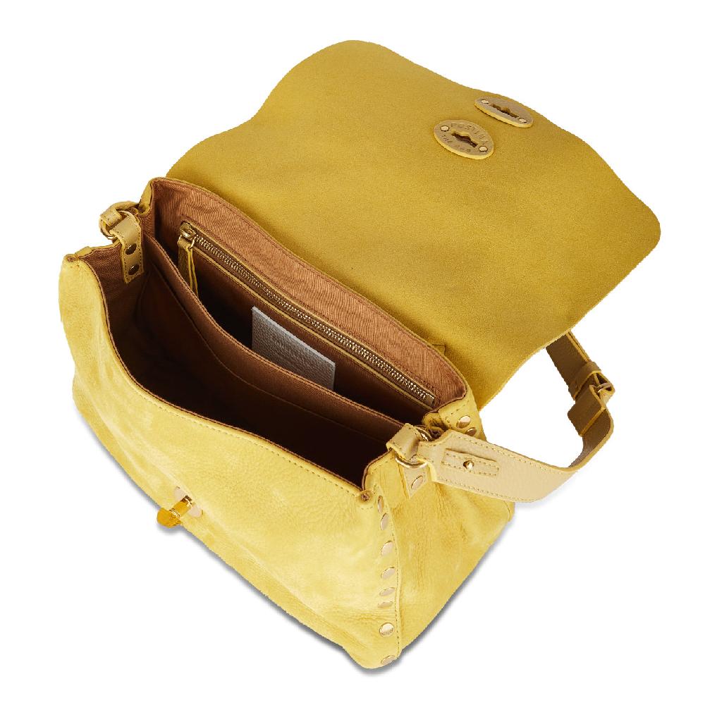 Zanellato BORSA POSTINA® SMALL IN PELLE NABUK YELLOW | Zanellato Novità