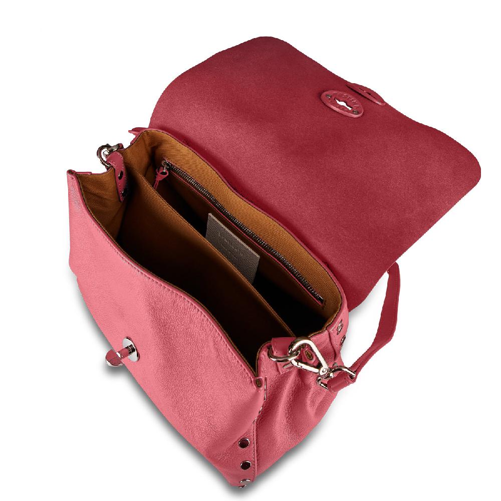 Zanellato BORSA POSTINA® SMALL IN PELLE LISCIA ROSE GUARANA' | Zanellato Sconto