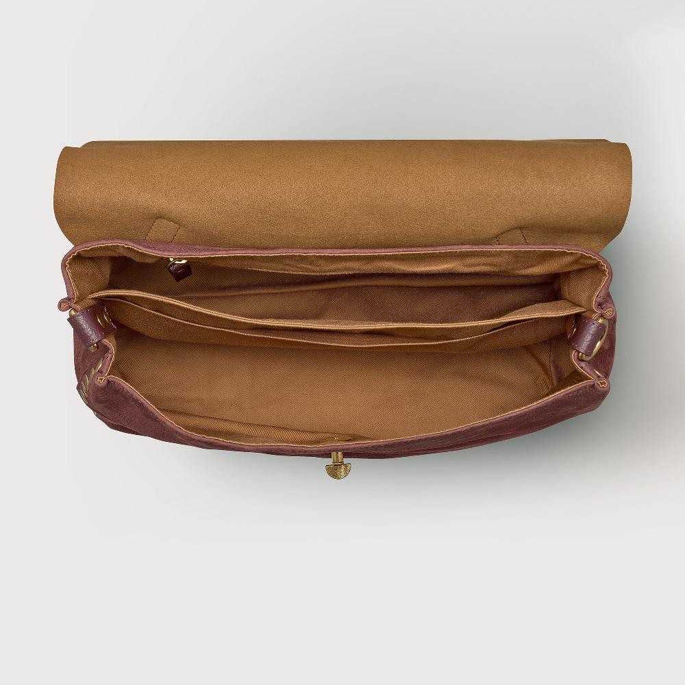 Zanellato BORSA POSTINA® MEDIUM IN PELLE NABUK RED BARBERA | Zanellato In Vendita