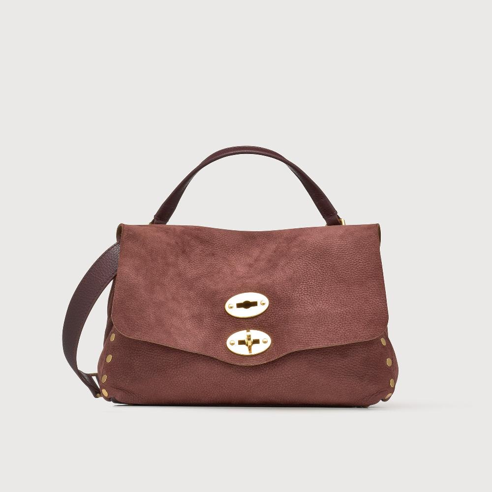 Zanellato BORSA POSTINA® SMALL IN PELLE NABUK RED BARBERA | Zanellato