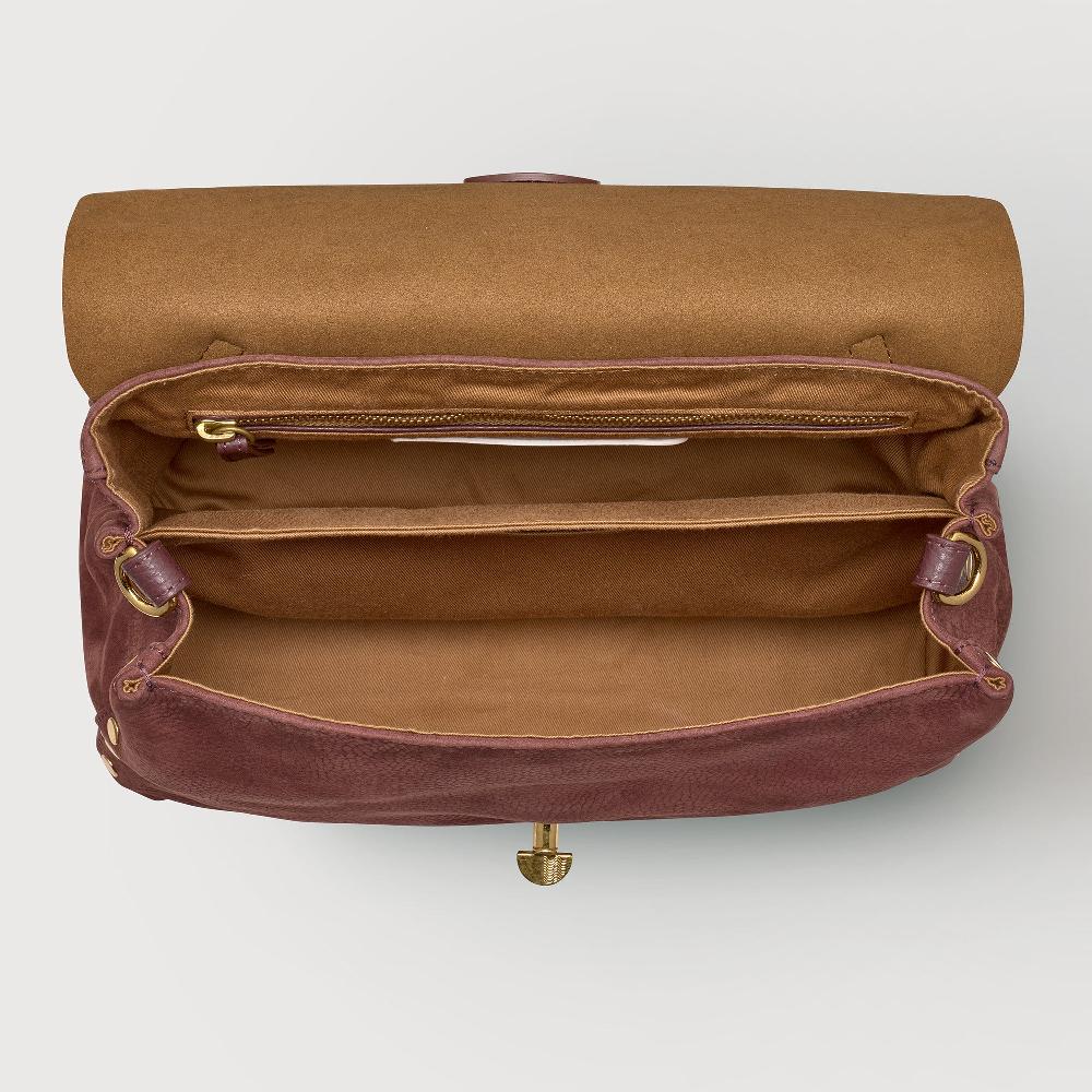 Zanellato BORSA POSTINA® SMALL IN PELLE NABUK RED BARBERA | Zanellato Saldi