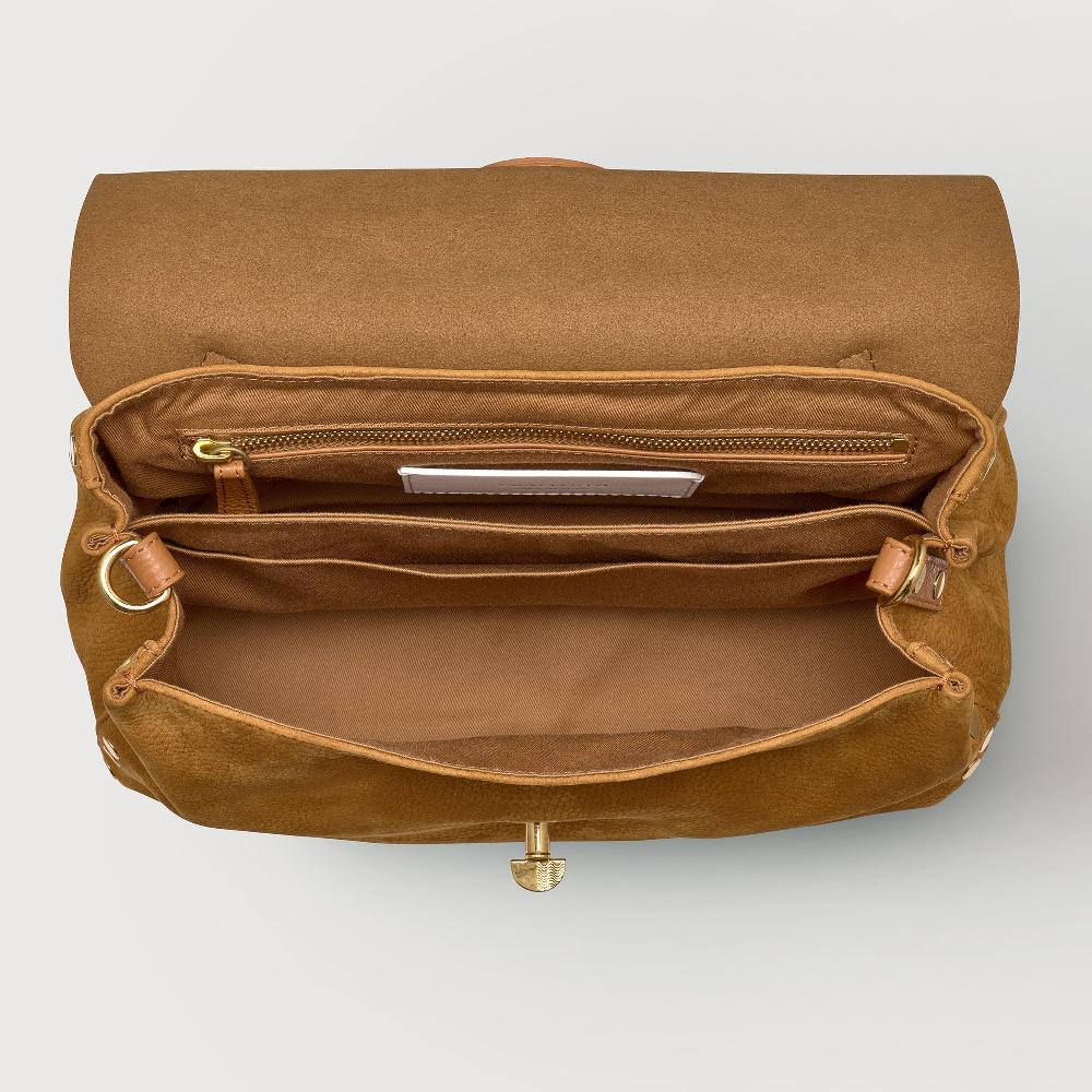 Zanellato BORSA POSTINA® SMALL IN PELLE NABUK BROWN BRANDY | Zanellato Hotsell
