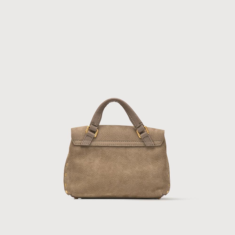 Zanellato BORSA POSTINA® BABY IN PELLE NABUK GREY VOLTOLINA | Zanellato I Più Venduti