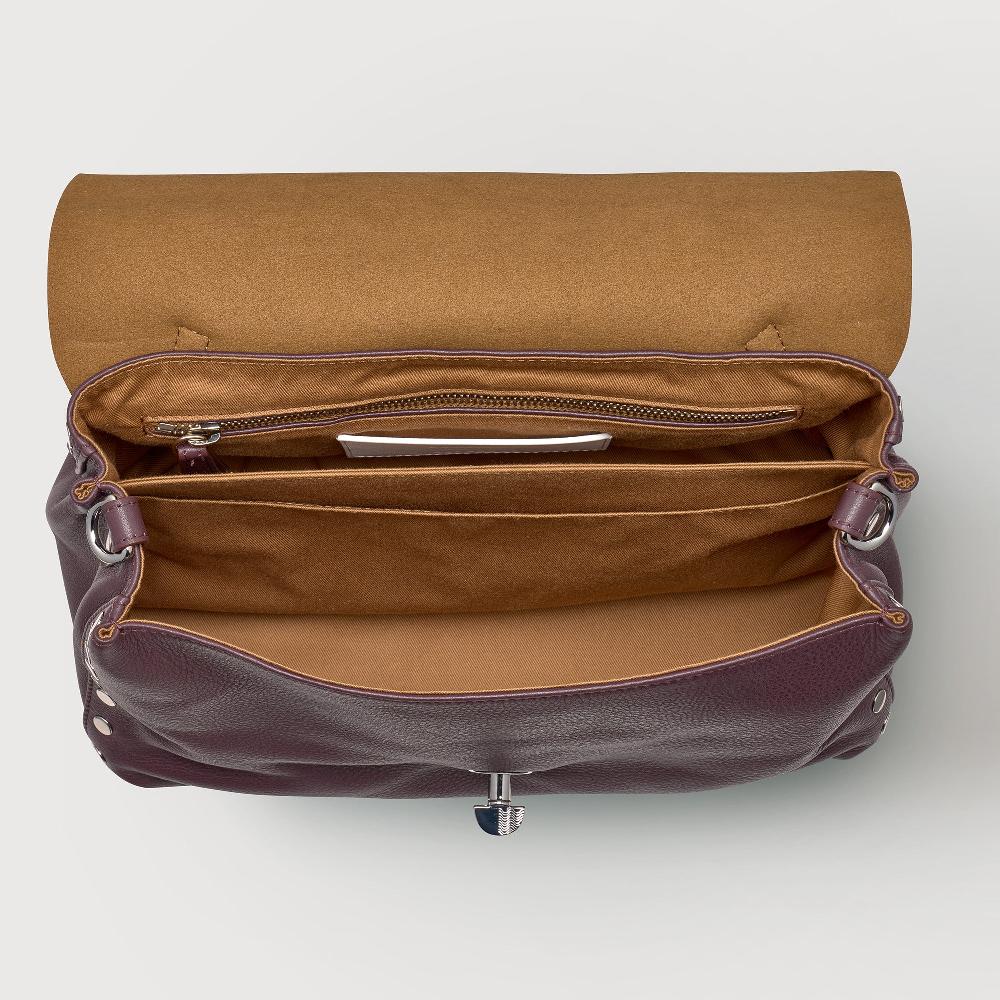 Zanellato BORSA POSTINA® SMALL IN PELLE LISCIA BROWN SANZENO | Zanellato Negozio