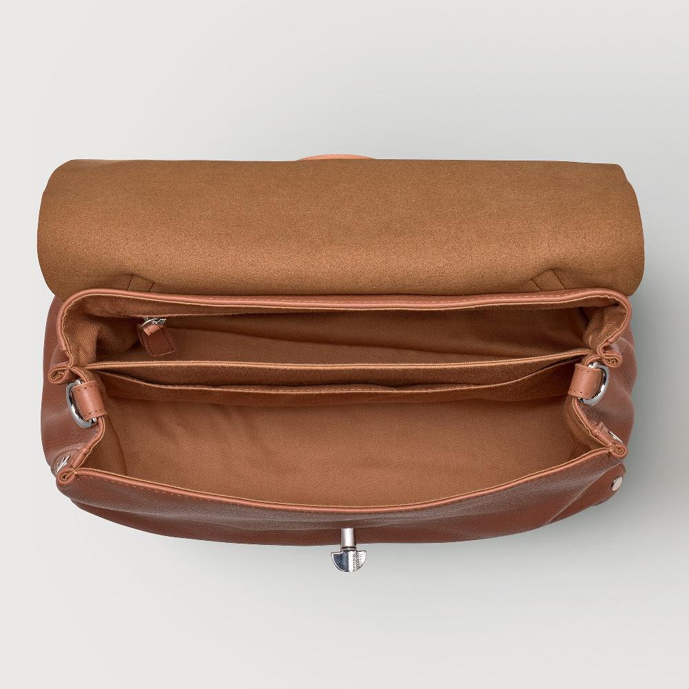 Zanellato BORSA POSTINA® SMALL IN PELLE LISCIA BEIGE GENCO | Zanellato In Saldo