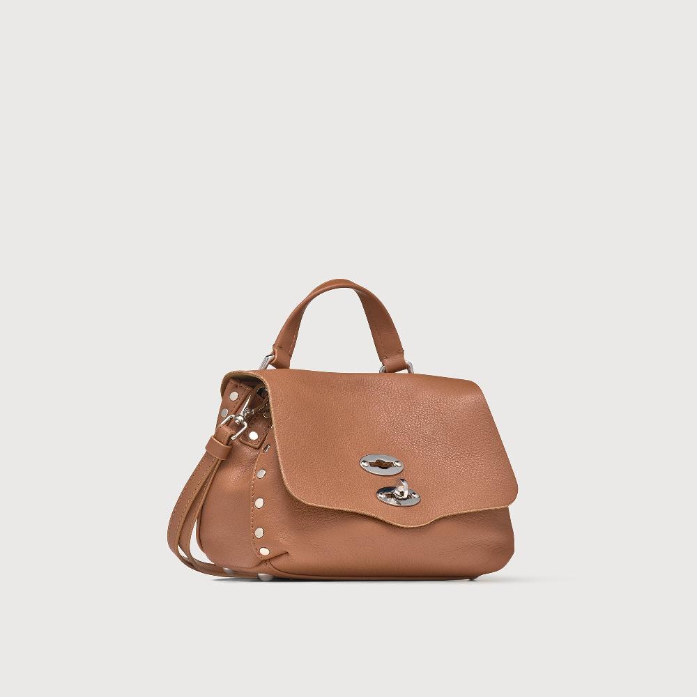 Zanellato BORSA POSTINA® BABY IN PELLE LISCIA BEIGE GENCO | Zanellato Nuova