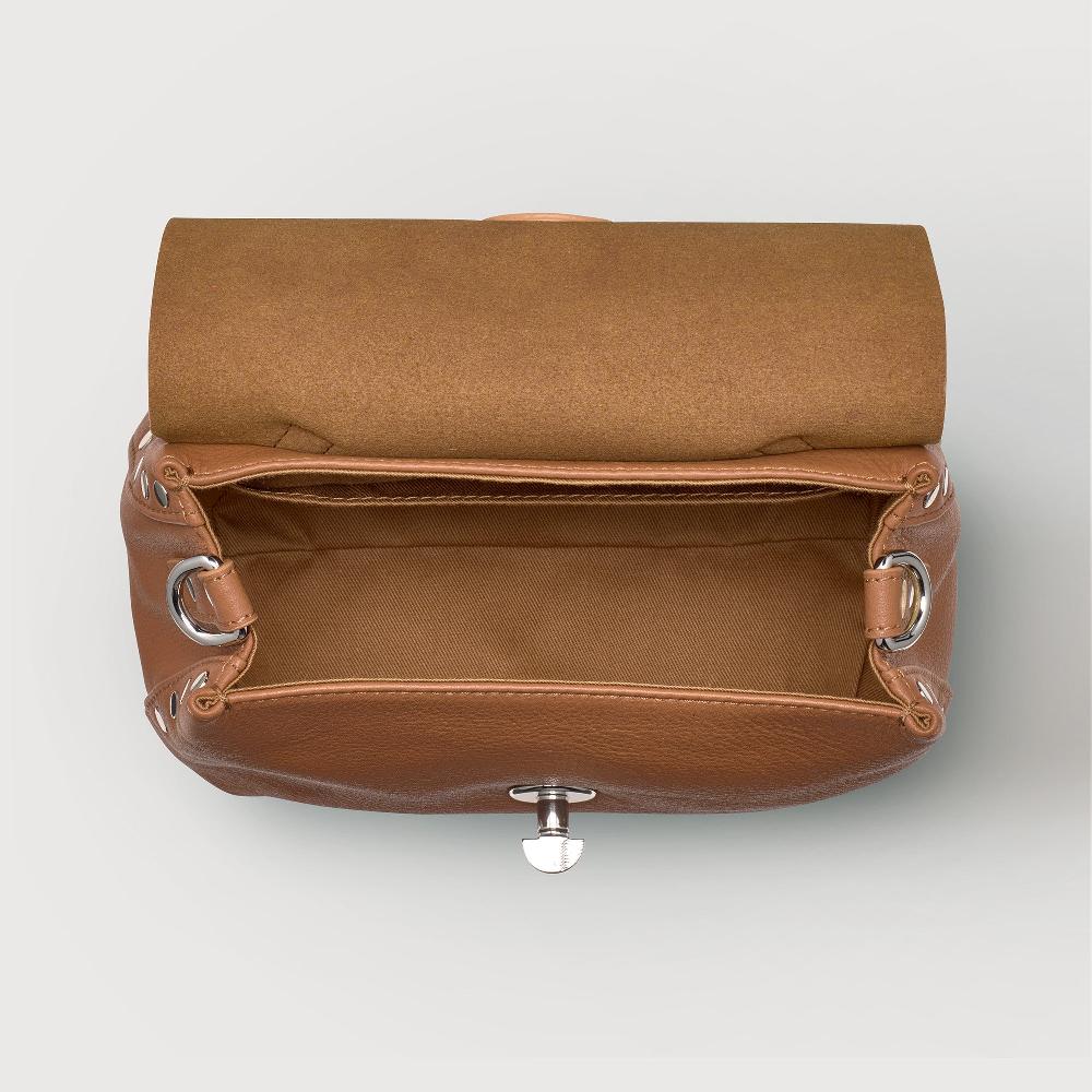 Zanellato BORSA POSTINA® BABY IN PELLE LISCIA BEIGE GENCO | Zanellato Nuova