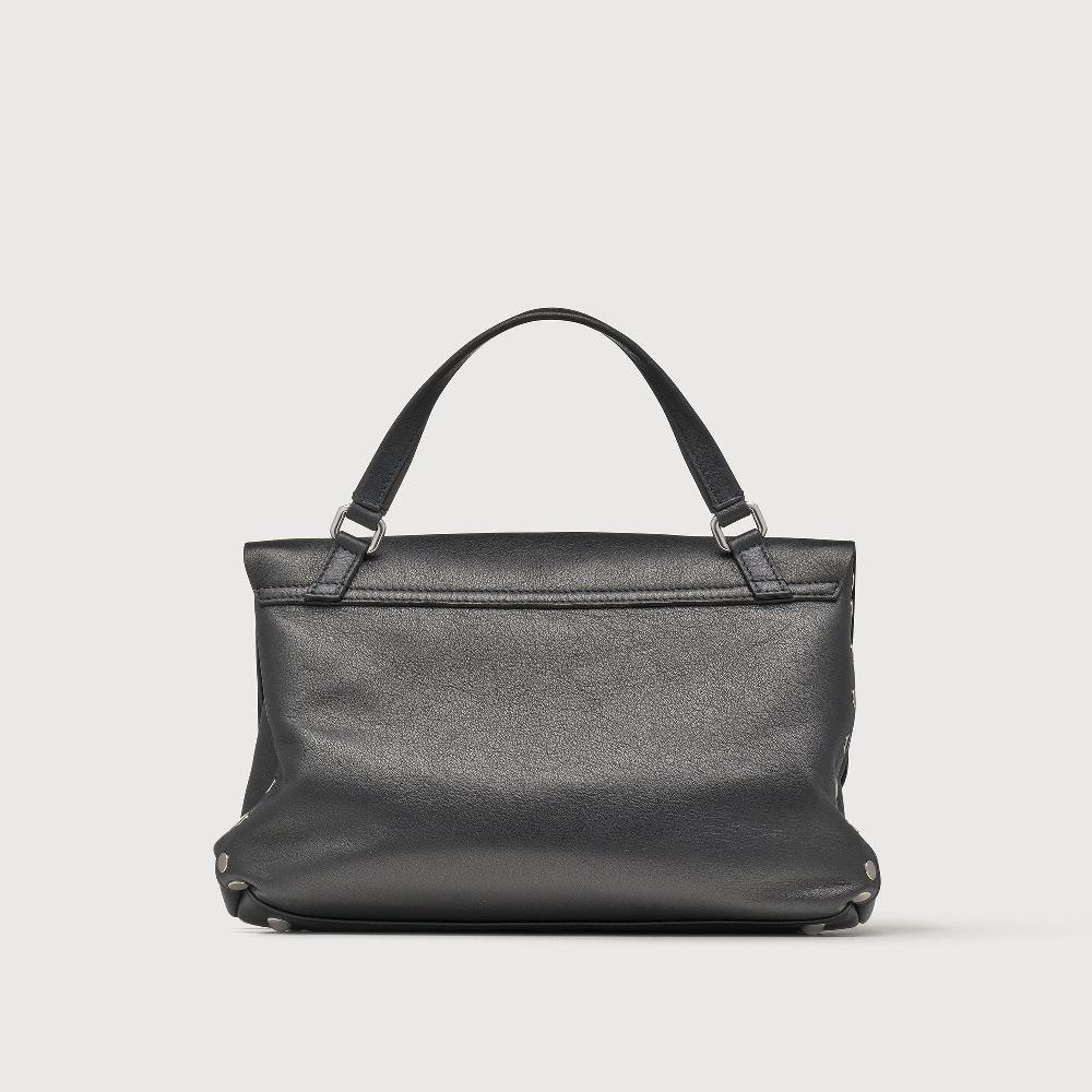 Zanellato BORSA POSTINA® SMALL IN PELLE LISCIA BLACK NERO | Zanellato Moda