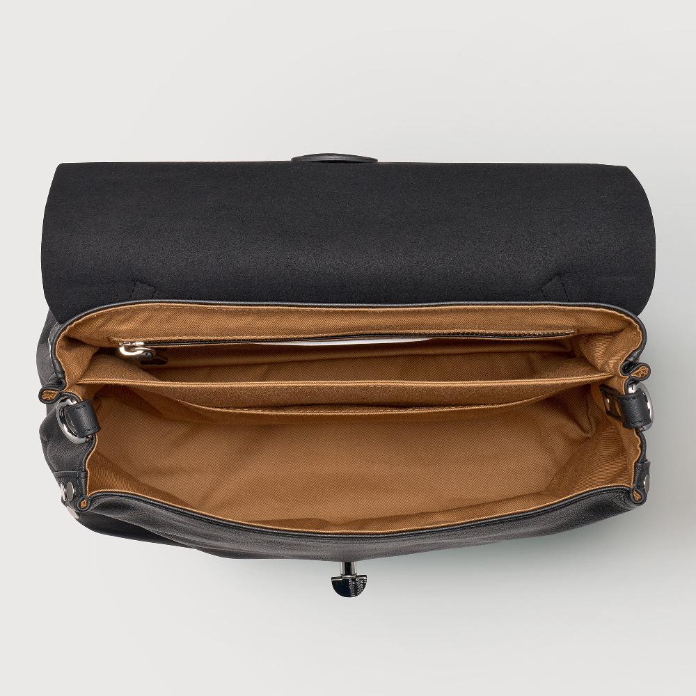 Zanellato BORSA POSTINA® SMALL IN PELLE LISCIA BLACK NERO | Zanellato Moda