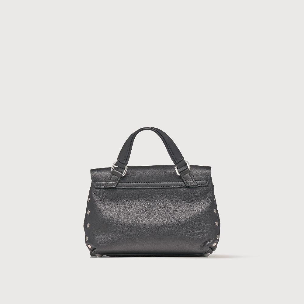 Zanellato BORSA POSTINA® BABY IN PELLE LISCIA BLACK NERO | Zanellato 2025