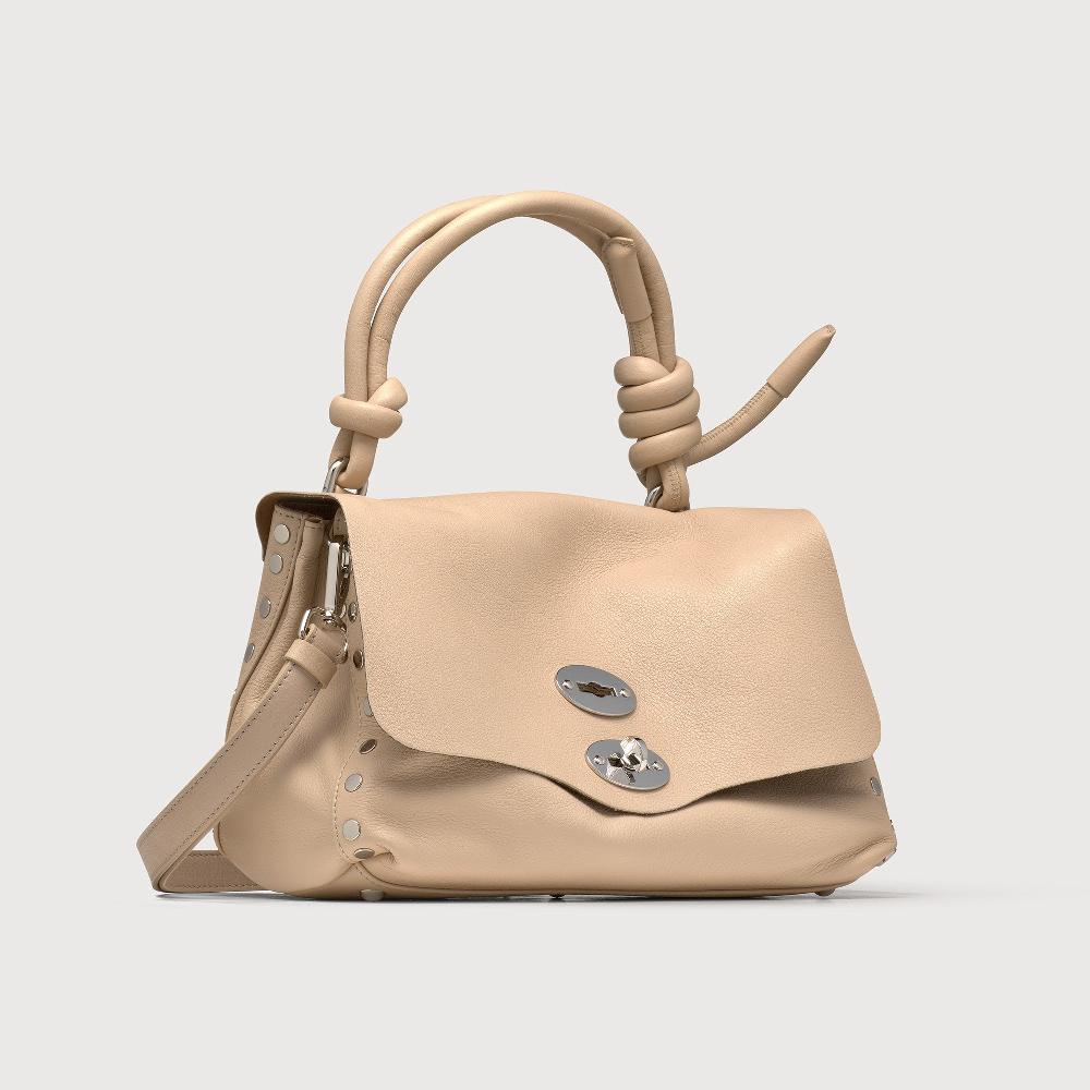 Zanellato BORSA POSTINA® SMALL IN PELLE LISCIA BEIGE BLOOM | Zanellato Italy