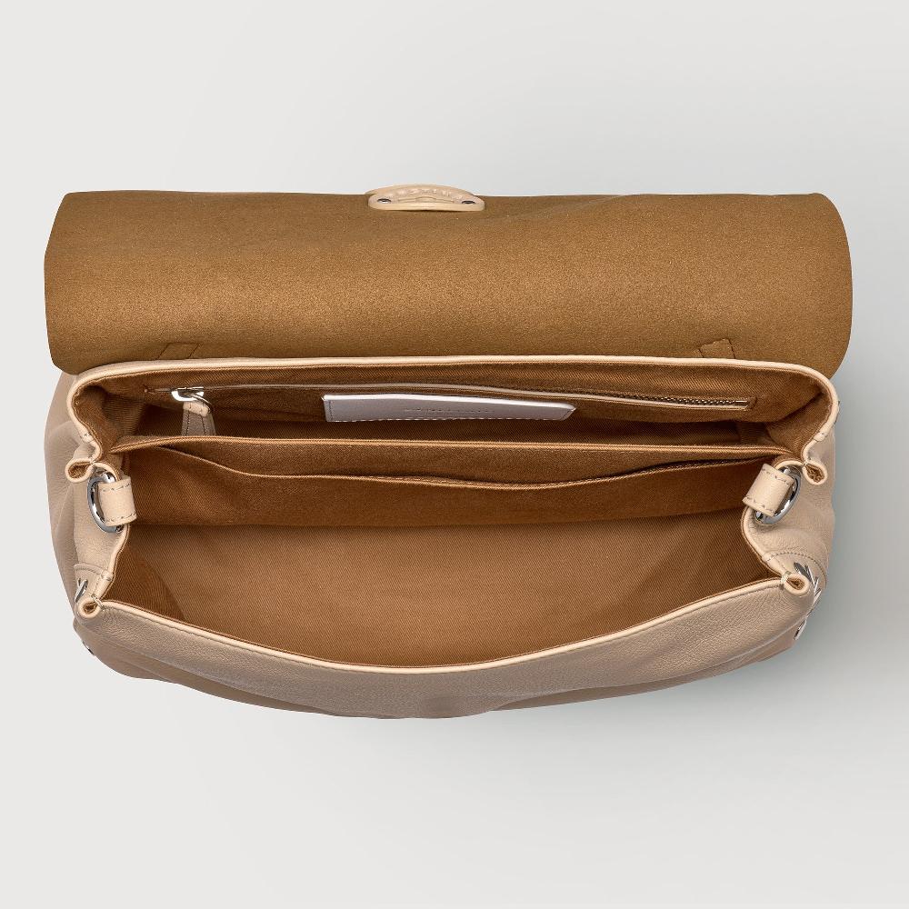 Zanellato BORSA POSTINA® SMALL IN PELLE LISCIA BEIGE BLOOM | Zanellato Italy