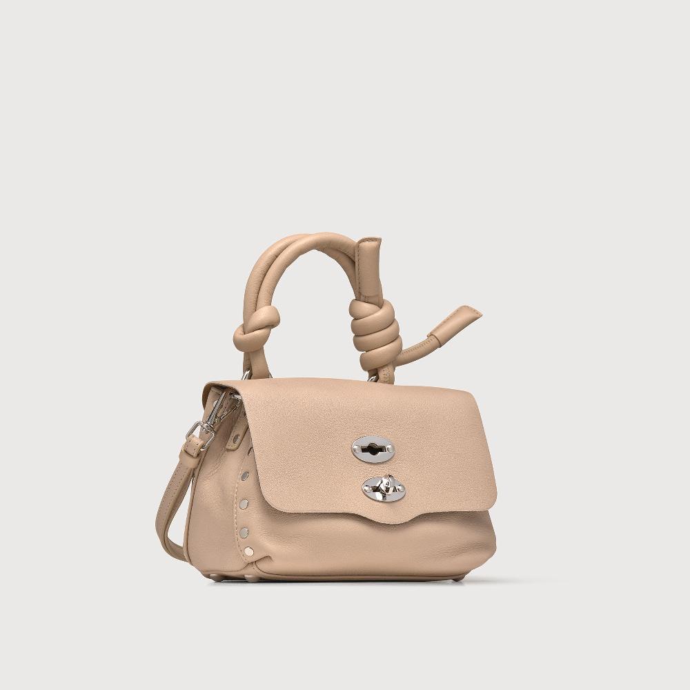 Zanellato BORSA POSTINA® BABY IN PELLE LISCIA BEIGE BLOOM | Zanellato Italia