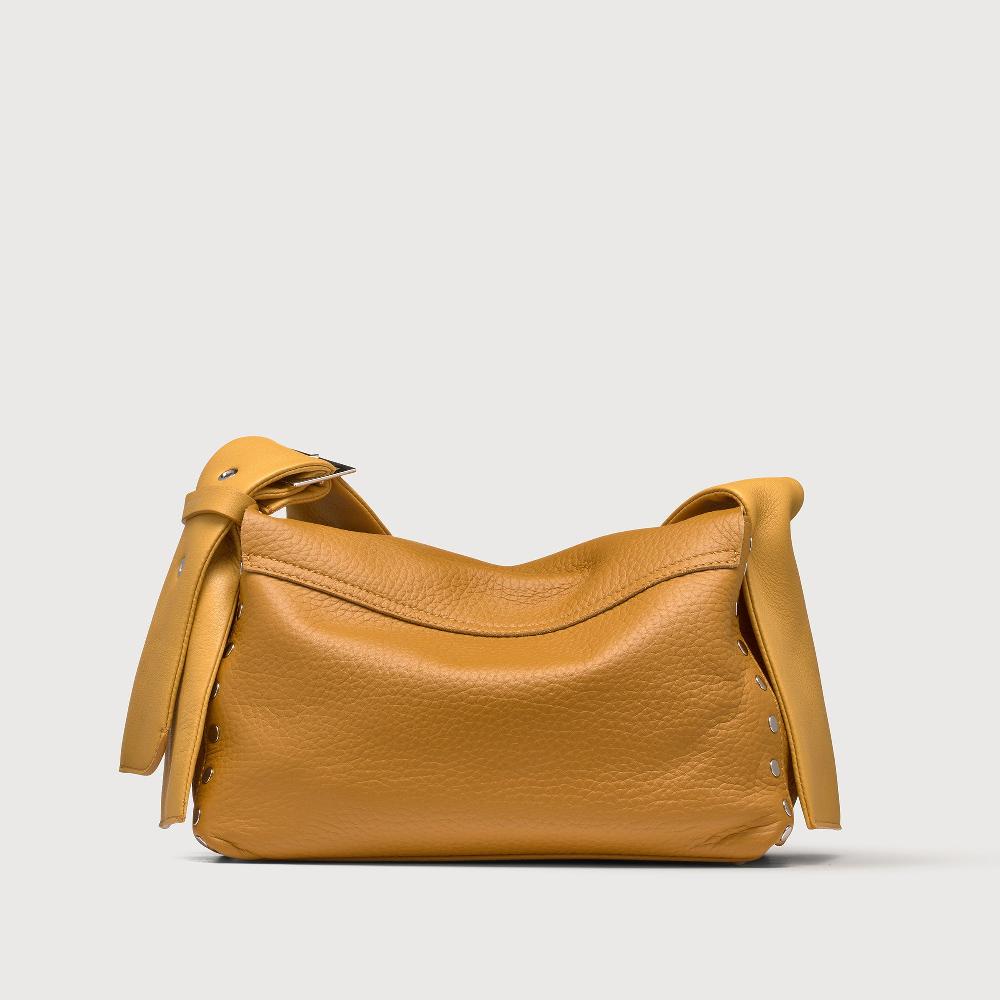 Zanellato BORSA POSTINA® SMALL IN PELLE MARTELLATA YELLOW GIALLONE | Zanellato In Linea