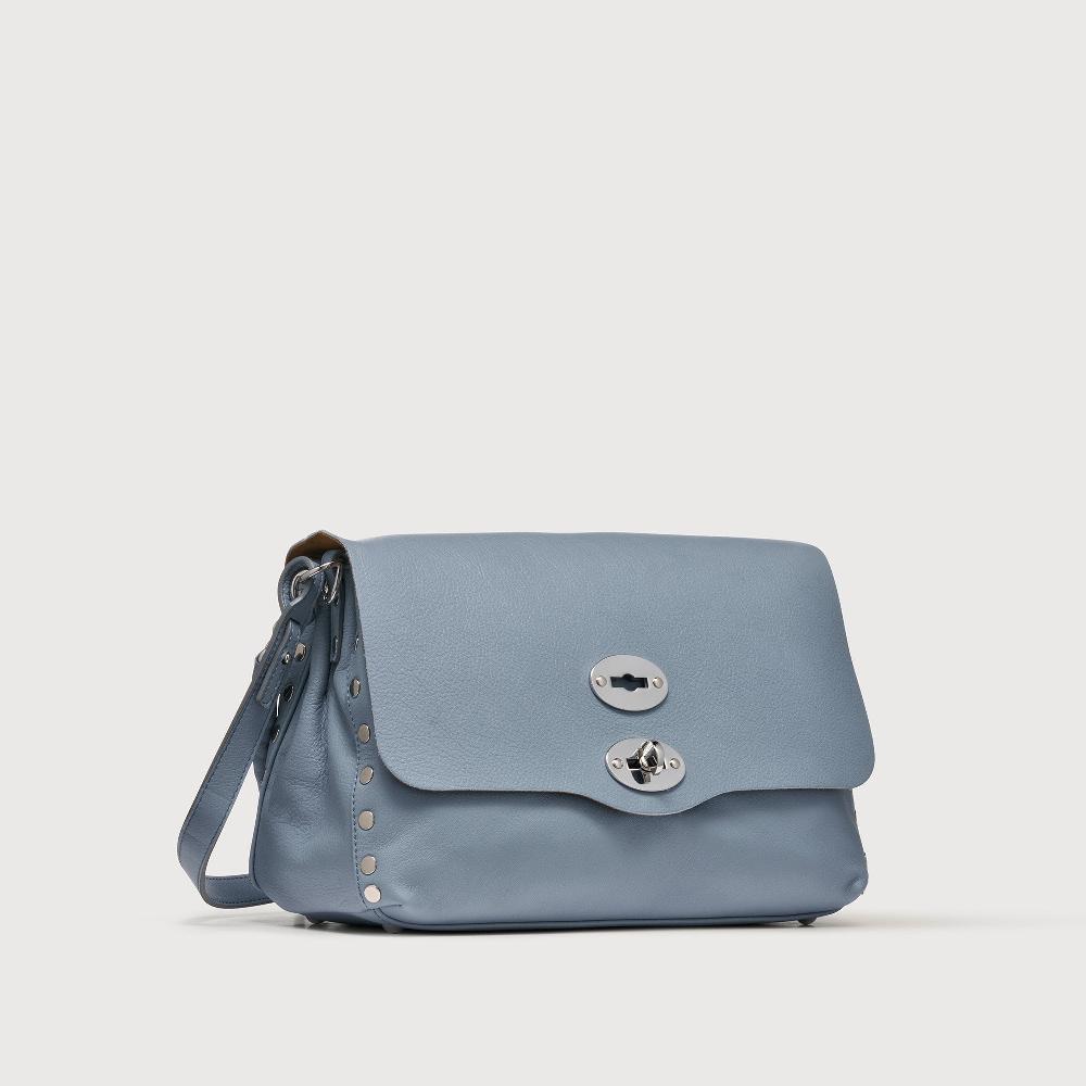 Zanellato BORSA POSTINA® SMALL IN PELLE LISCIA BLUE GRAN LAGUNA | Zanellato Nuovo