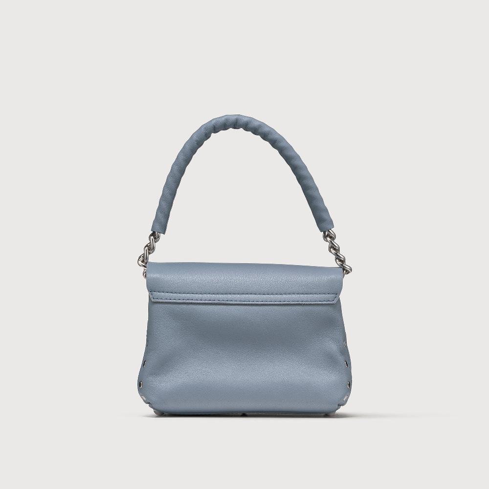 Zanellato BORSA POSTINA® BABY IN PELLE LISCIA BLUE GRAN LAGUNA | Zanellato Vendita