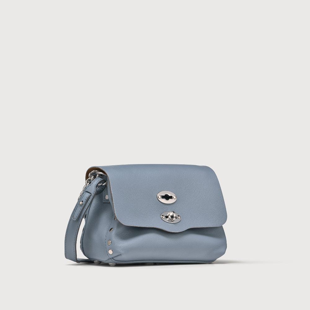 Zanellato BORSA POSTINA® BABY IN PELLE LISCIA BLUE GRAN LAGUNA | Zanellato Vendita