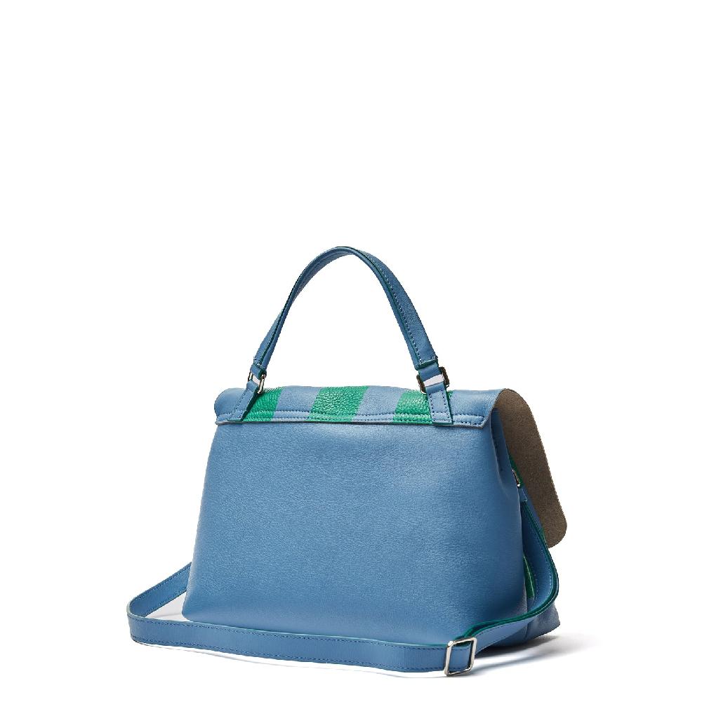 Zanellato BORSA POSTINA® SMALL IN PELLE MARTELLATA GREEN SMERALDO | Zanellato Negozi Online