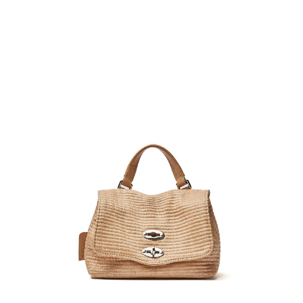 Zanellato BORSA POSTINA® BABY IN TESSUTO PAGLIA BEIGE AGAR AGAR | Zanellato Presa