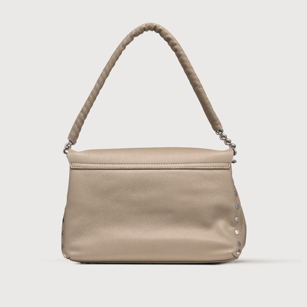 Zanellato BORSA POSTINA® SMALL IN PELLE LISCIA GREY SASSONE | Zanellato Offerta