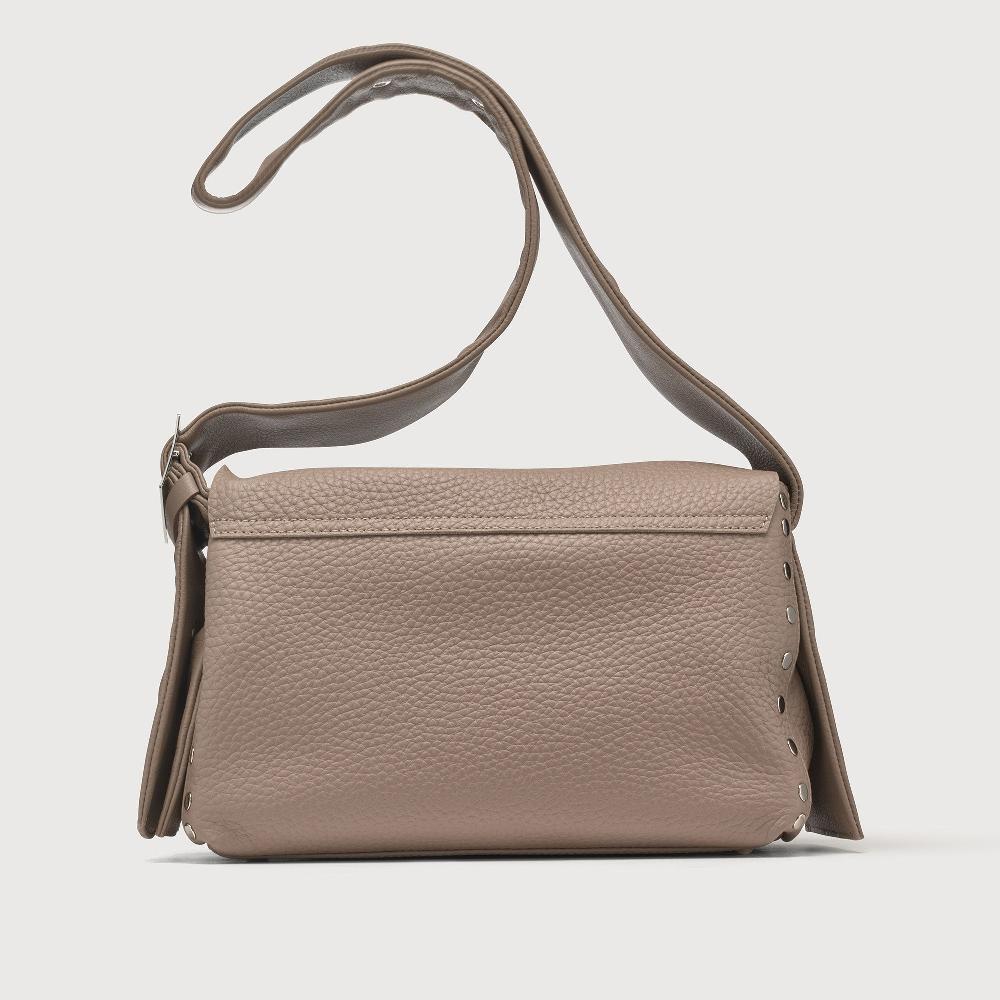 Zanellato BORSA POSTINA® SMALL IN PELLE MARTELLATA GREY CENERINO | Zanellato Economico