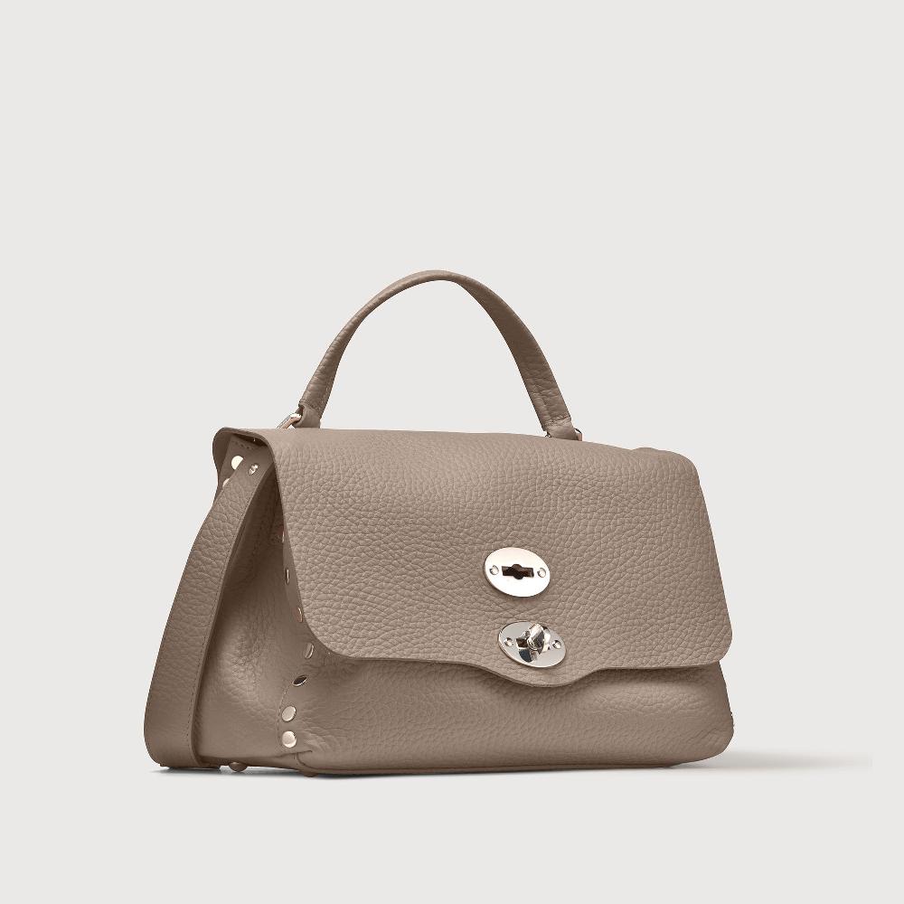 Zanellato BORSA POSTINA® SMALL IN PELLE MARTELLATA GREY CENERINO | Zanellato Saldi