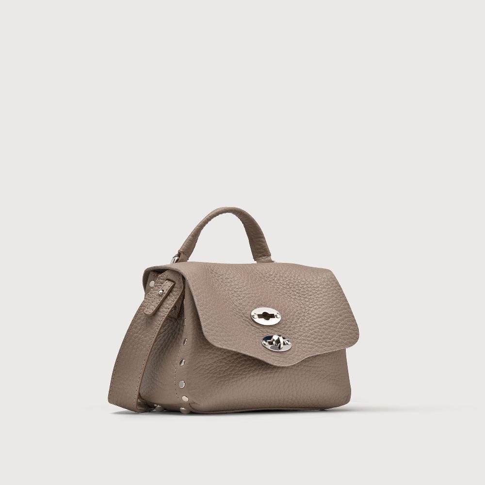 Zanellato BORSA POSTINA® BABY IN PELLE MARTELLATA GREY CENERINO | Zanellato Offerte