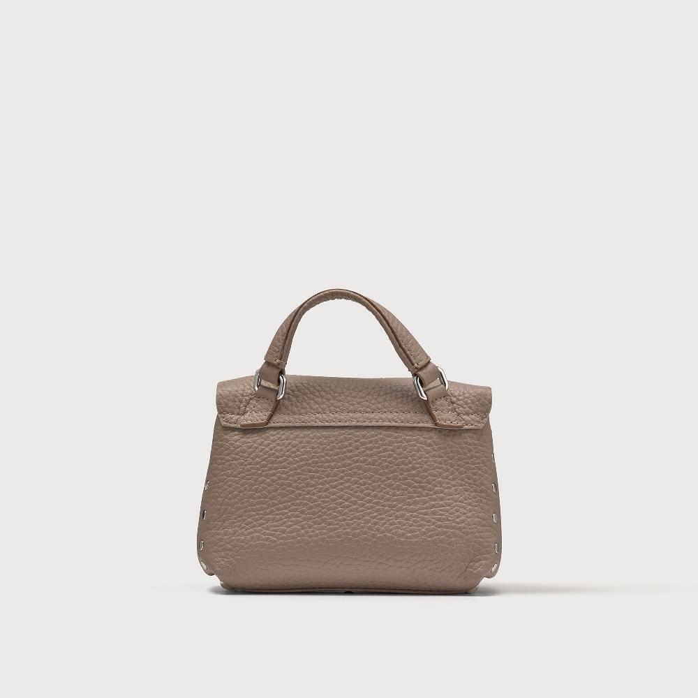 Zanellato BORSA POSTINA® BABY IN PELLE MARTELLATA GREY CENERINO | Zanellato Offerte