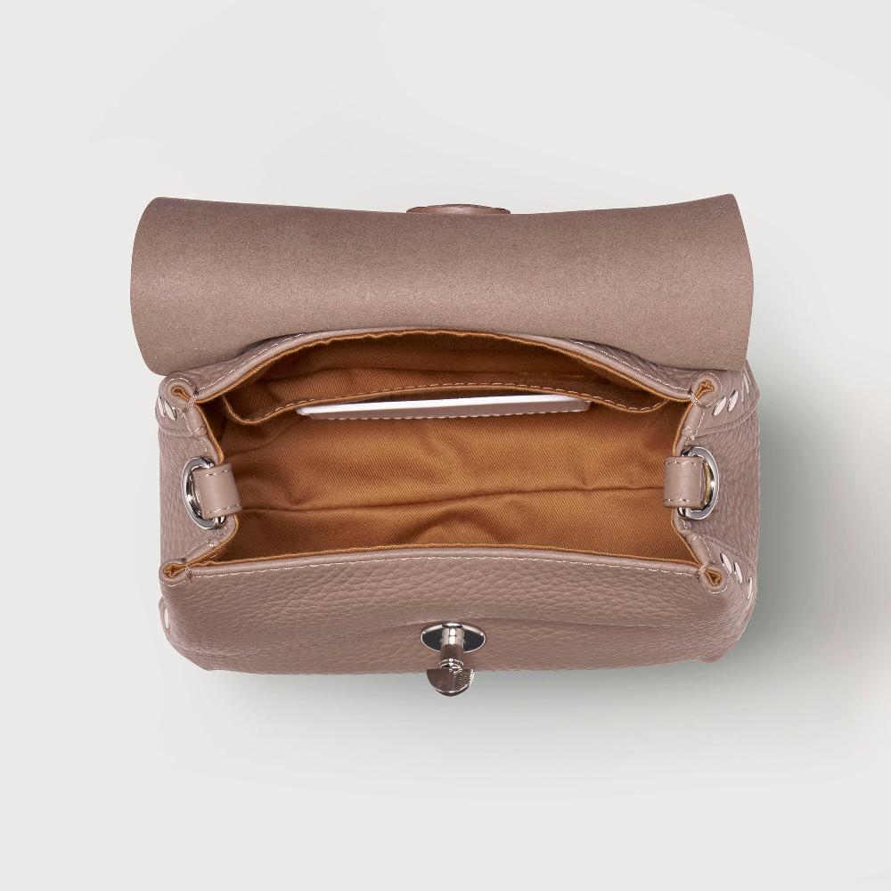 Zanellato BORSA POSTINA® BABY IN PELLE MARTELLATA GREY CENERINO | Zanellato Offerte