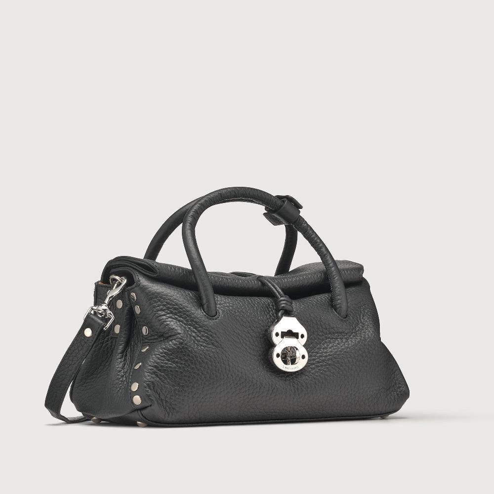 Zanellato BORSA DOTTA® SMALL IN PELLE MARTELLATA BLACK NERO | Zanellato Vendita Economica