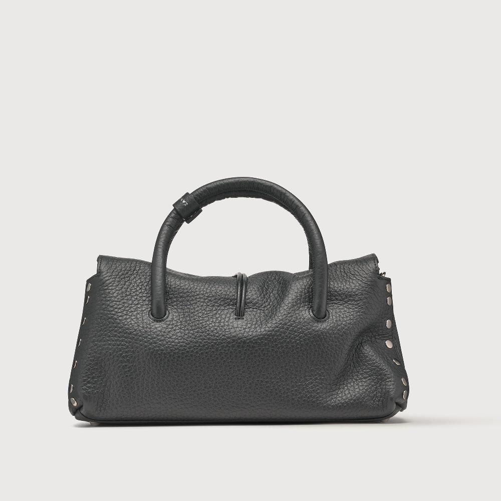 Zanellato BORSA DOTTA® SMALL IN PELLE MARTELLATA BLACK NERO | Zanellato Vendita Economica