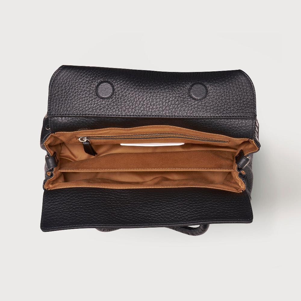 Zanellato BORSA DOTTA® SMALL IN PELLE MARTELLATA BLACK NERO | Zanellato Vendita Economica