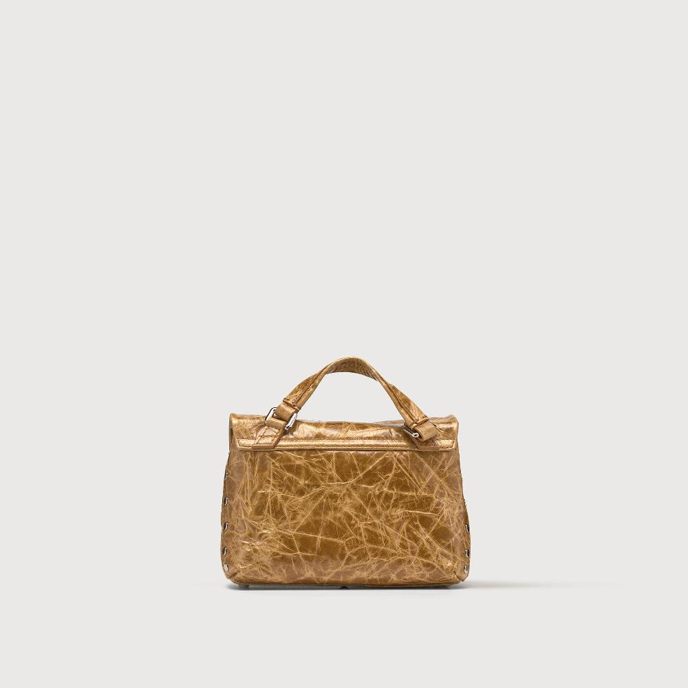 Zanellato BORSA POSTINA® BABY IN PELLE SPAZZOLATA BROWN CARPINESE | Zanellato In Saldo