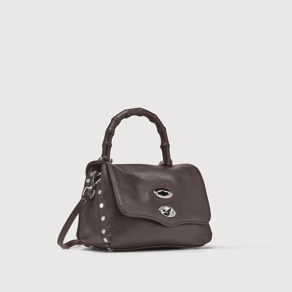 Zanellato BORSA POSTINA® BABY IN PELLE MARTELLATA BROWN MOCACCINO | Zanellato 2025