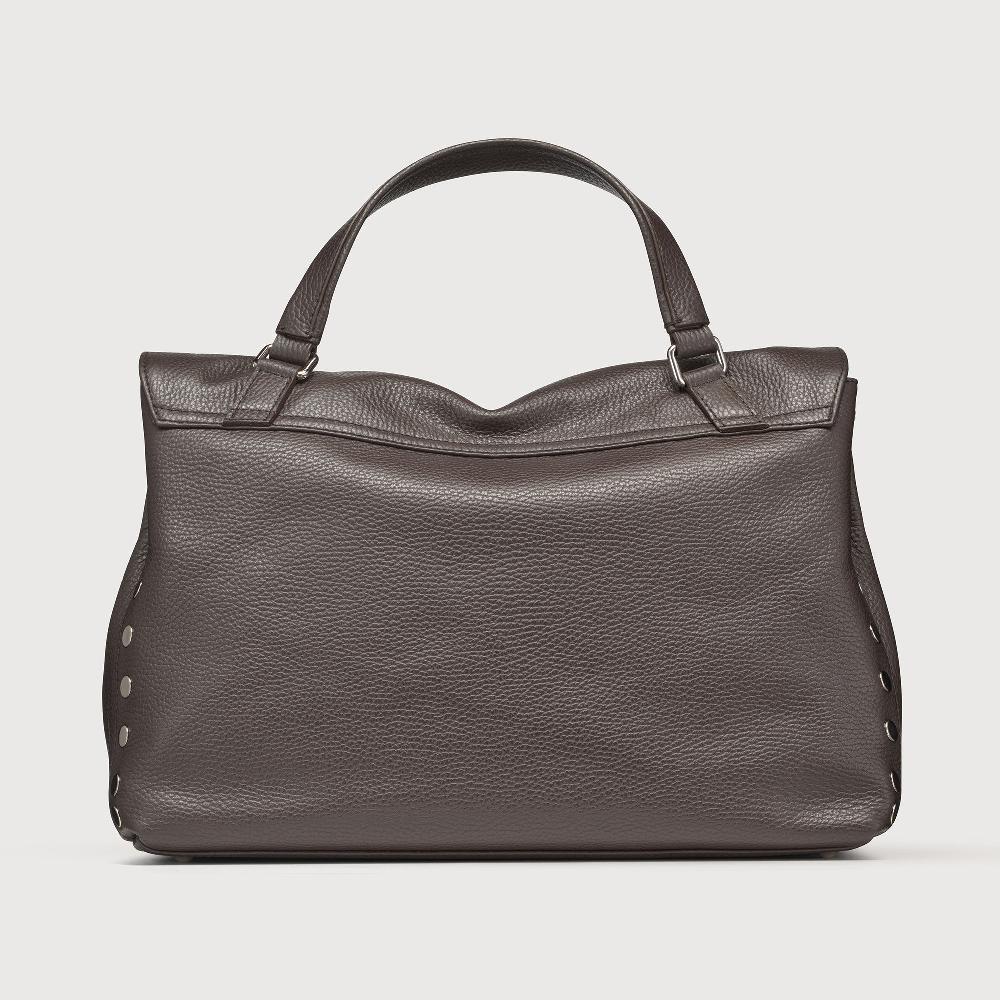 Zanellato BORSA POSTINA® MEDIUM IN PELLE MARTELLATA BROWN MOCACCINO | Zanellato Nuovo