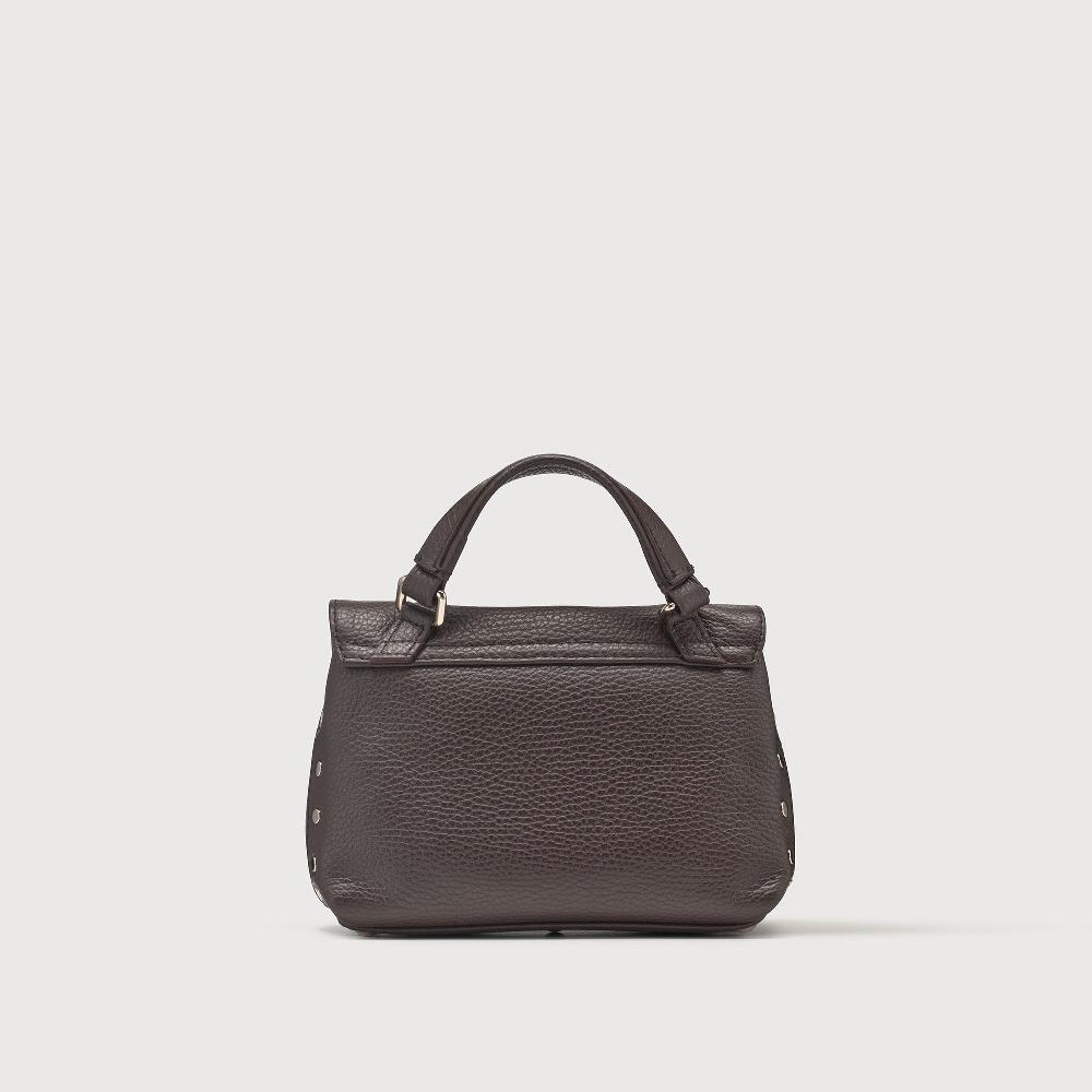 Zanellato BORSA POSTINA® BABY IN PELLE MARTELLATA BROWN MOCACCINO | Zanellato Vendita