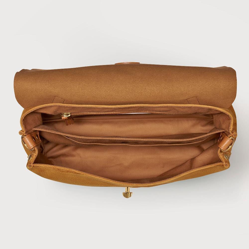 Zanellato BORSA POSTINA® MEDIUM IN PELLE NABUK BROWN BRANDY | Zanellato Soddisfazione Garantita