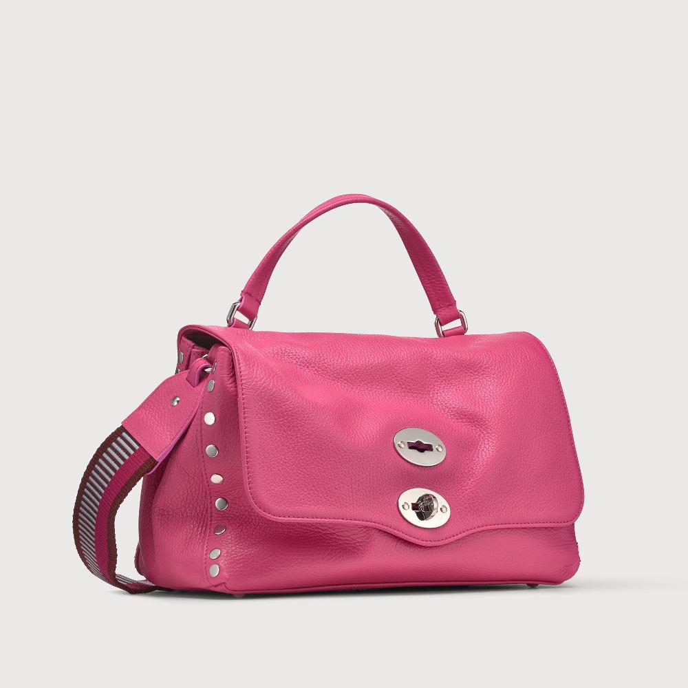 Zanellato BORSA POSTINA® SMALL IN PELLE MARTELLATA PINK ORCHIDEA | Zanellato Qualità Garantita